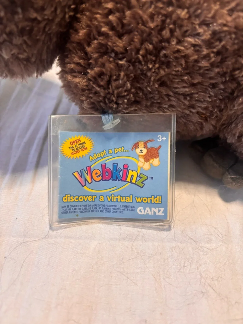 GANZ Webkinz Plush Brown Muskrat Toy with tags